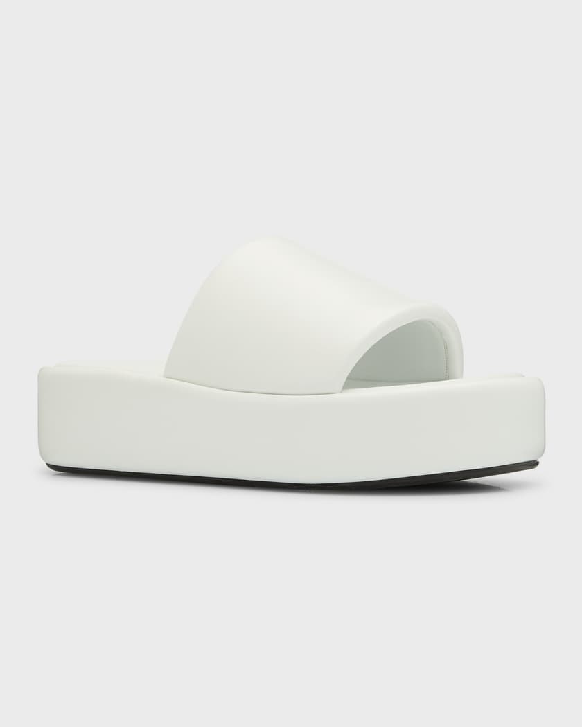 platform slip on sandals