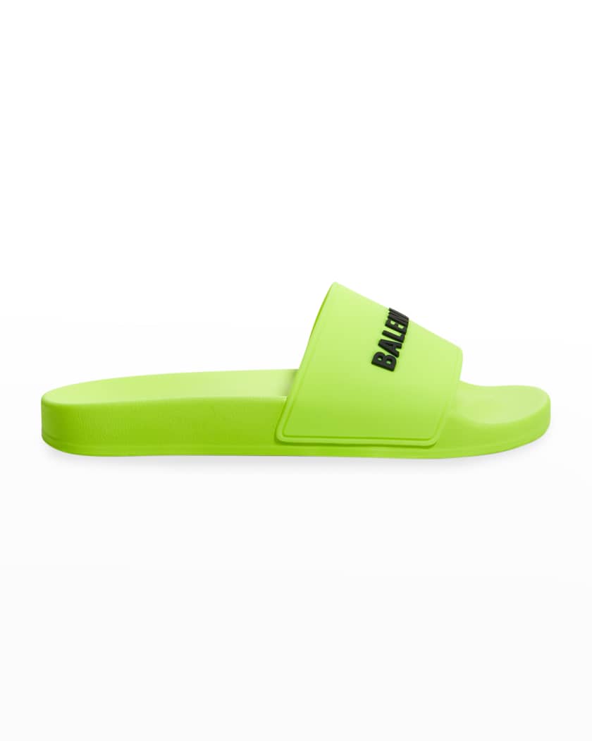 balenciaga rubber pool slide sandals