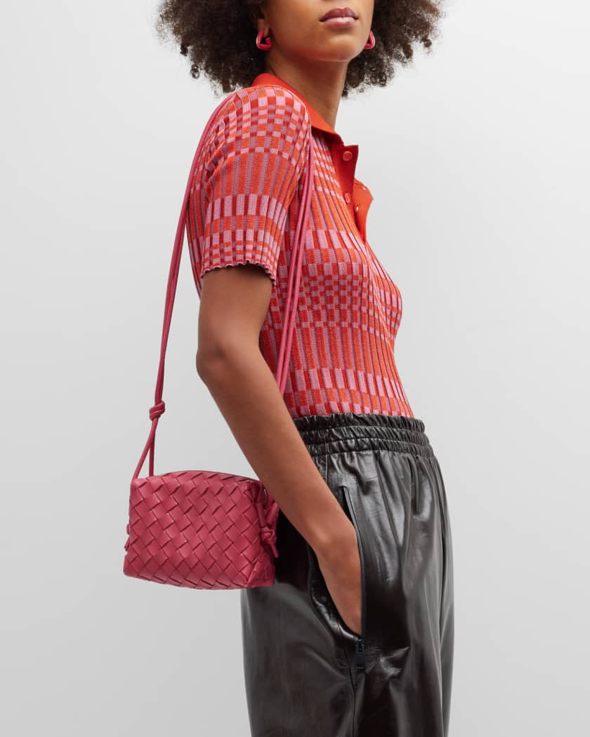 Bottega veneta small loop intrecciato woven hobo bag clearance