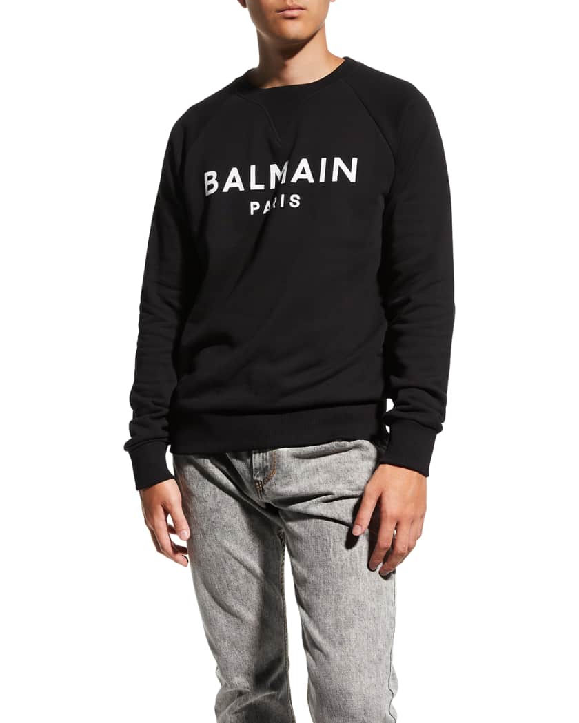 Balmain Men's Logo-Print Sweatshirt