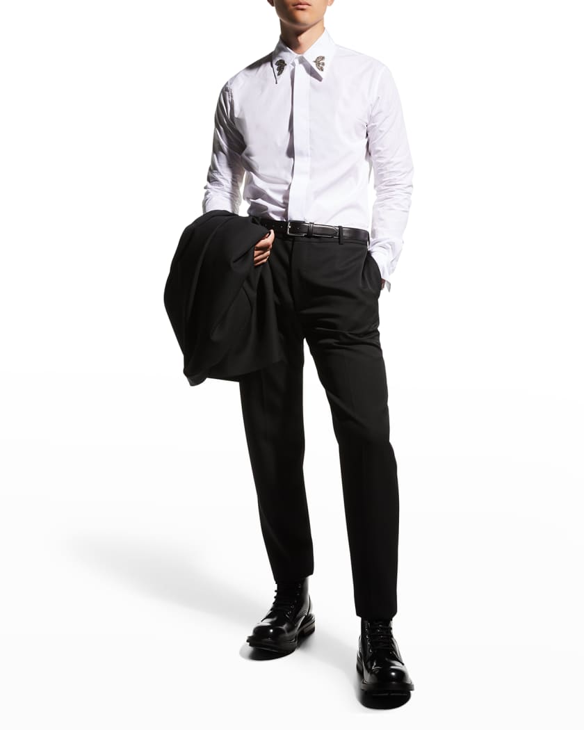 alexander mcqueen collar shirt