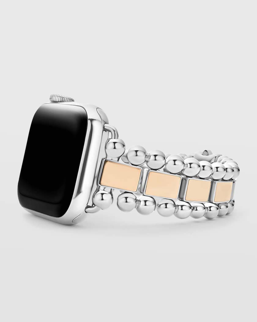 Stainless Steel Watch Bracelet, 38-44mm, Smart Caviar