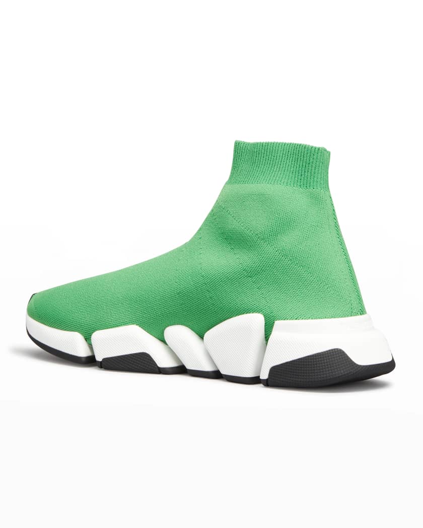 balenciaga speed trainer green