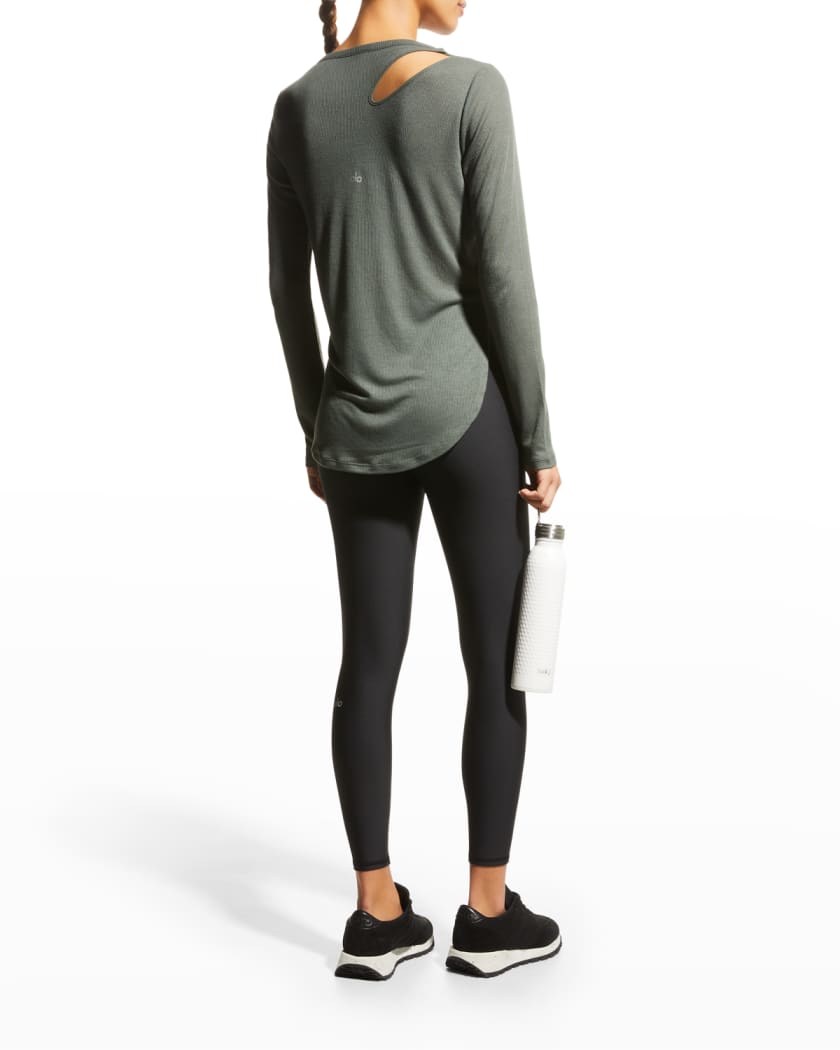 Alo Ribbed Peak Long Sleeve