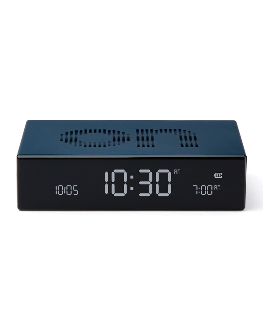 Reversible LCD Alarm Clock Lexon Design Flip 