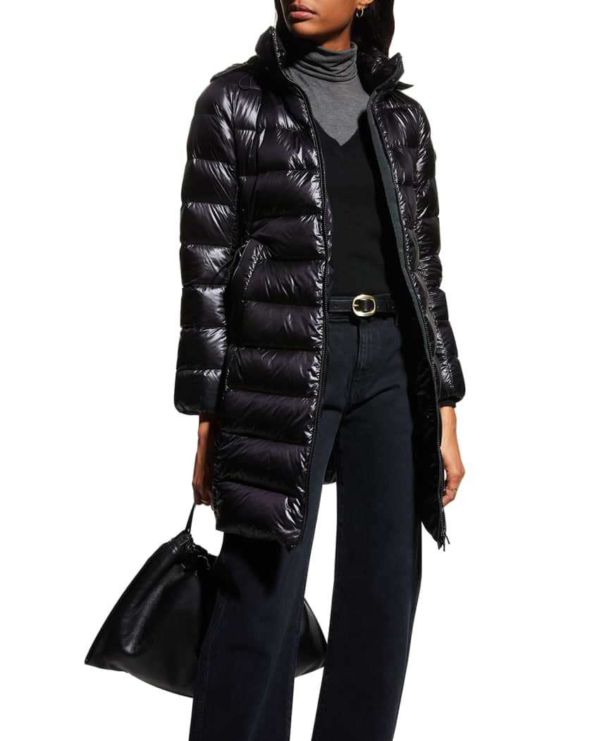 Bogner Lynnd Mid Length Puffer Coat With Hood Neiman Marcus