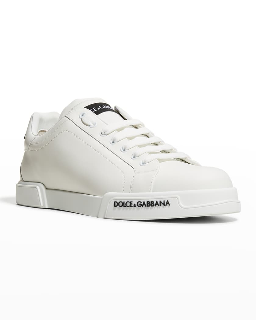 Men's Portofino Calf Leather Low-Top Sneakers