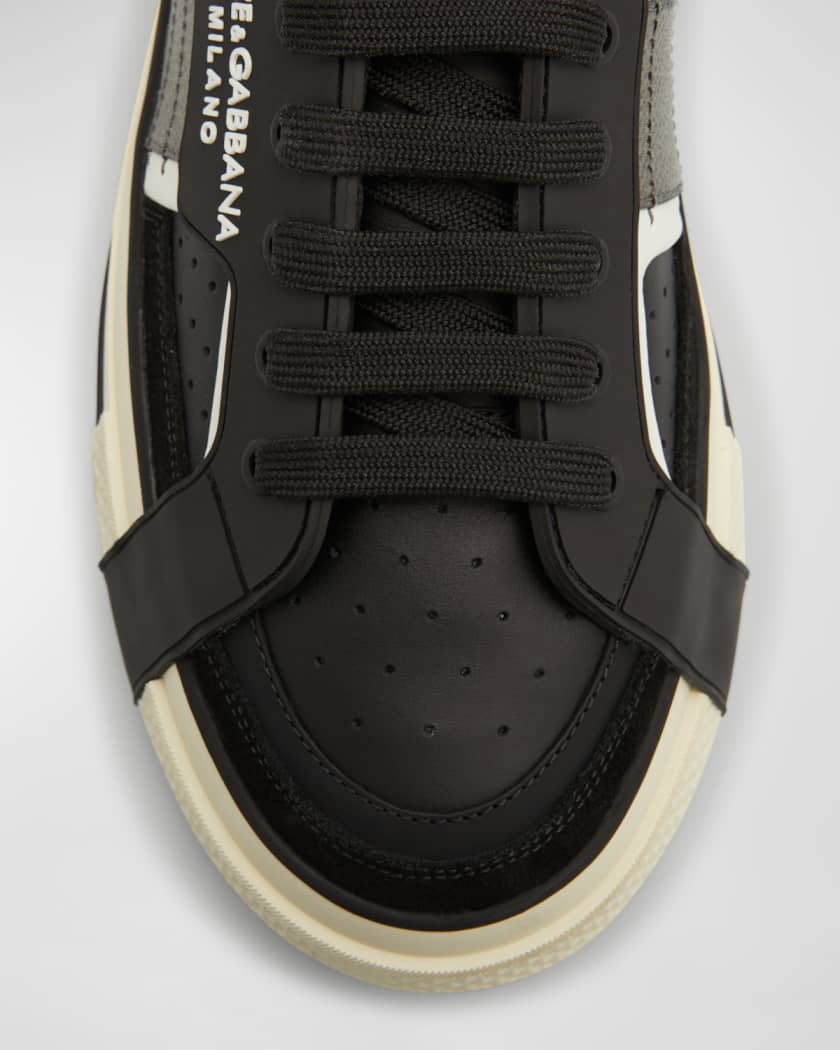 Men's Portofino Metallic Leather Low-Top Sneakers
