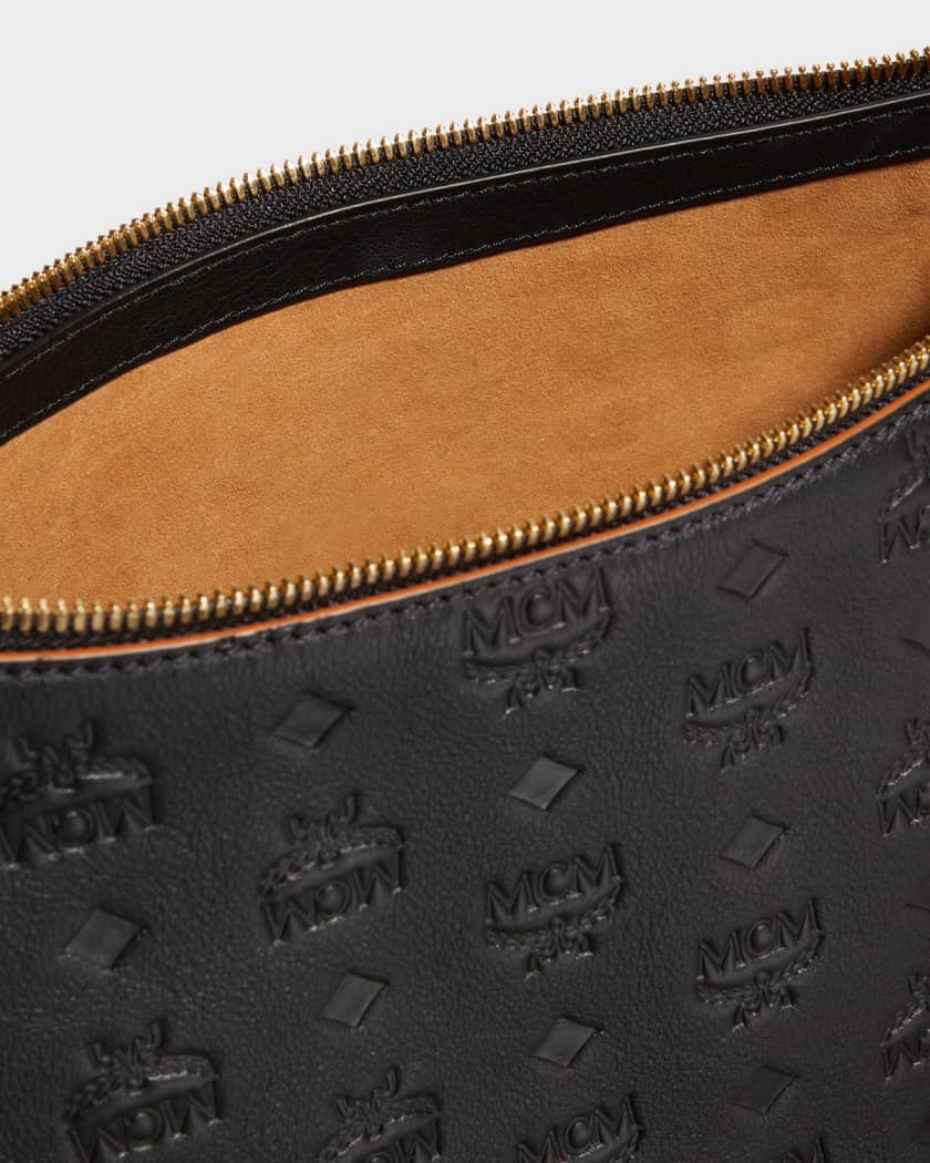 MCM Klara Medium Monogram Hobo Bag Neiman Marcus
