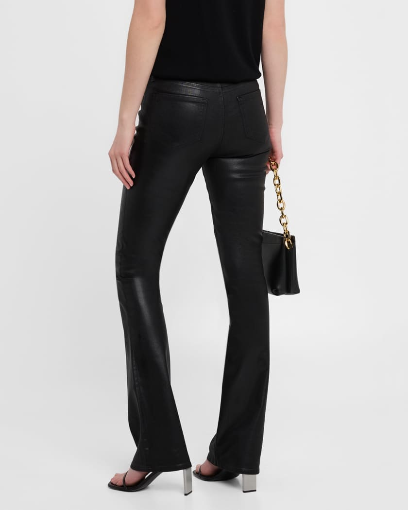 Selma High-Rise Coated Sleek Baby Boot Jeans