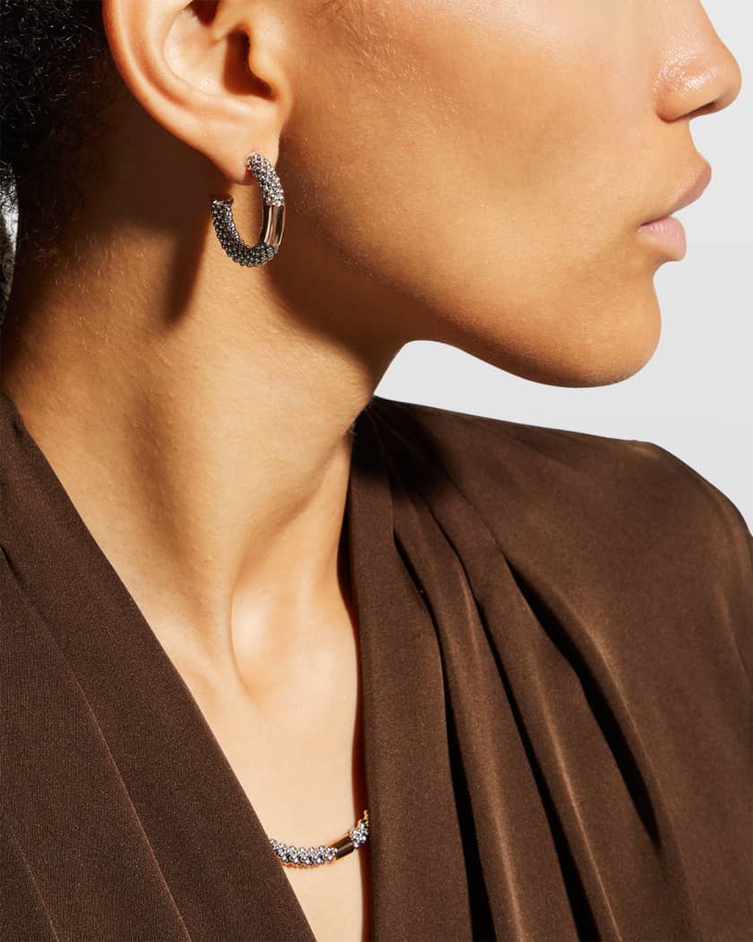 hoop earring with horizontal bar