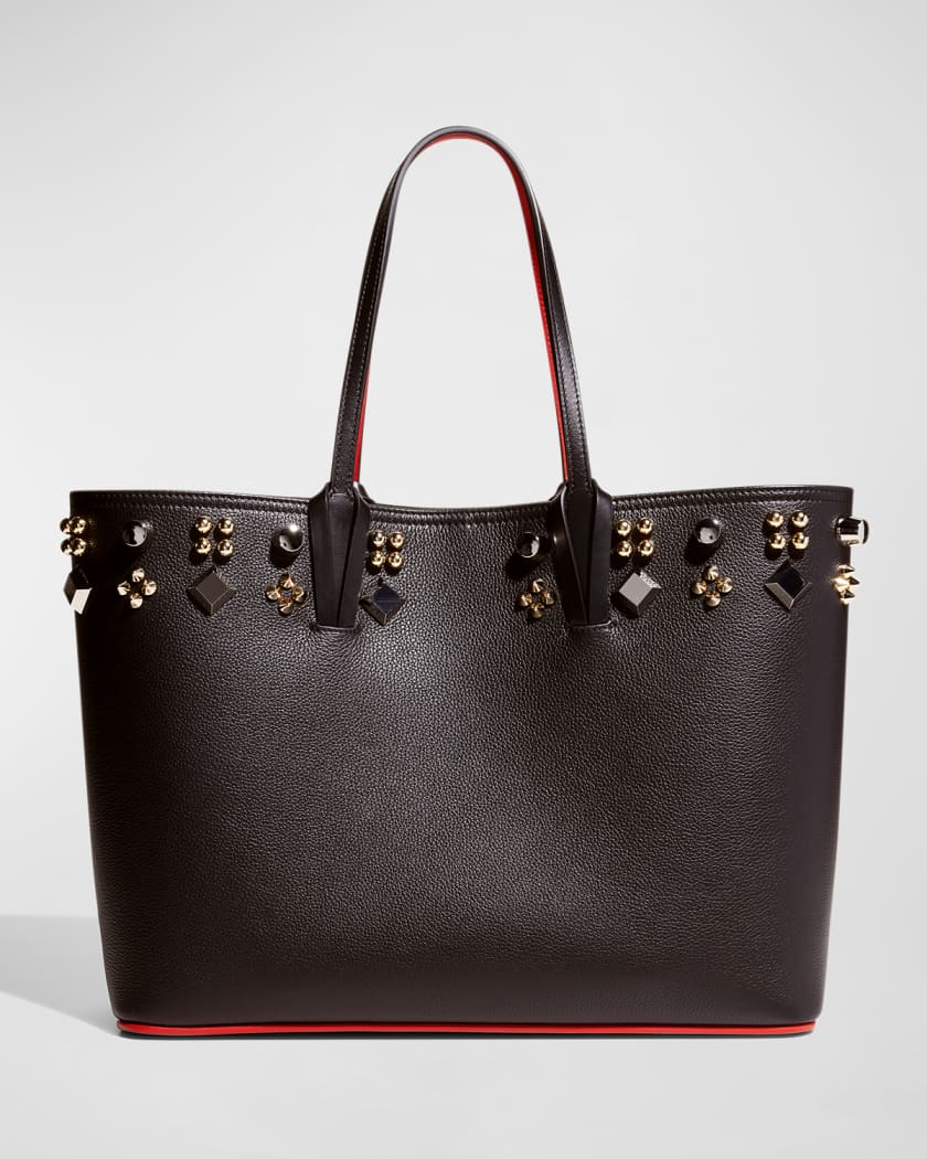 Christian Louboutin Cabata Spike-embellished Leather Cross-body Bag