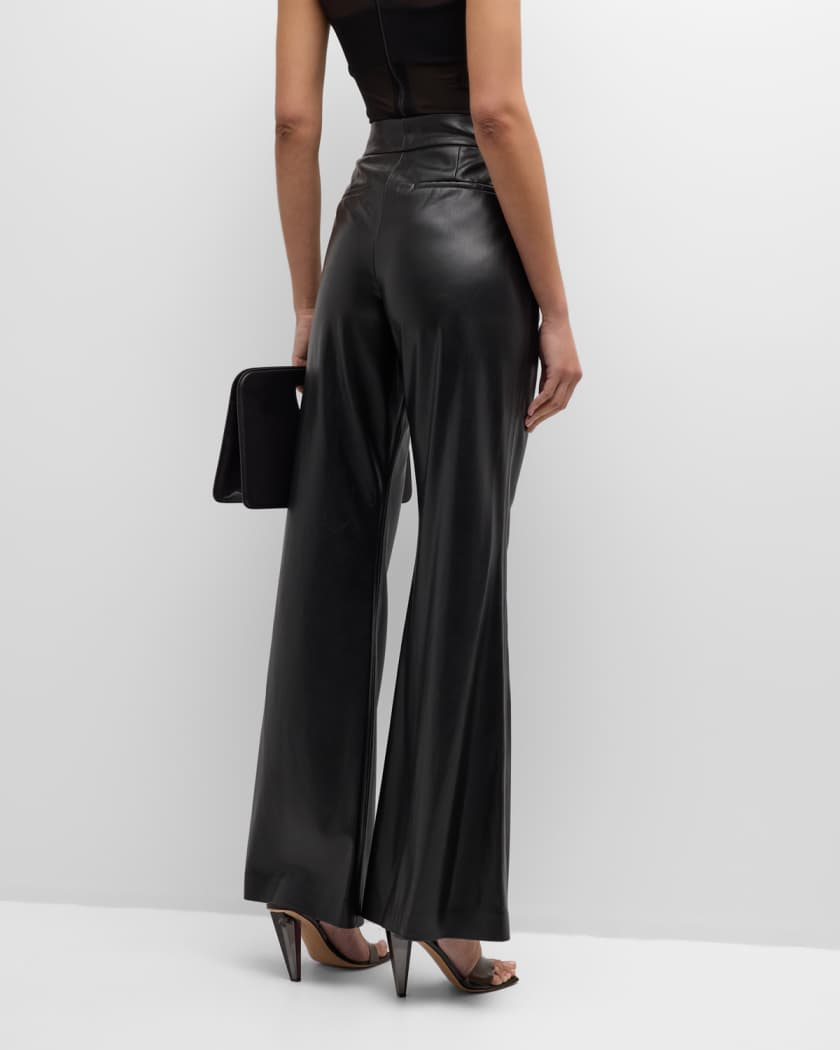 Dylan High-Waist Faux-Leather Pants