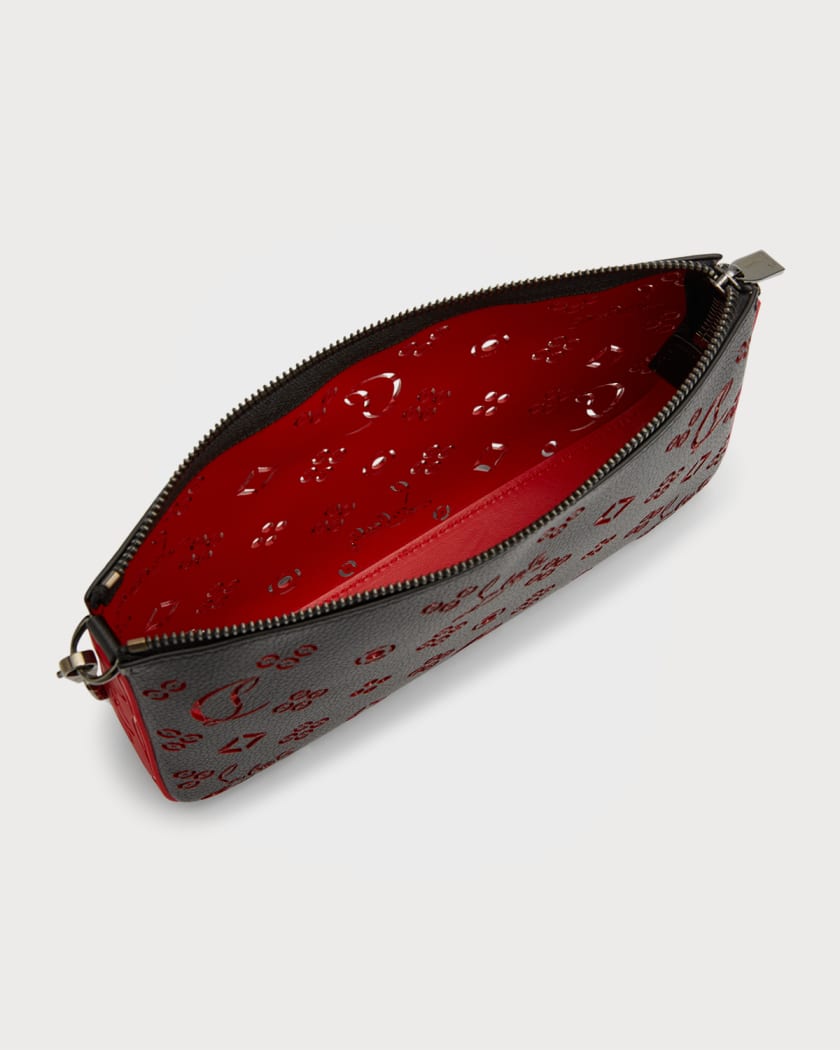 Christian Louboutin Loubila Perforated Leather Shoulder Bag