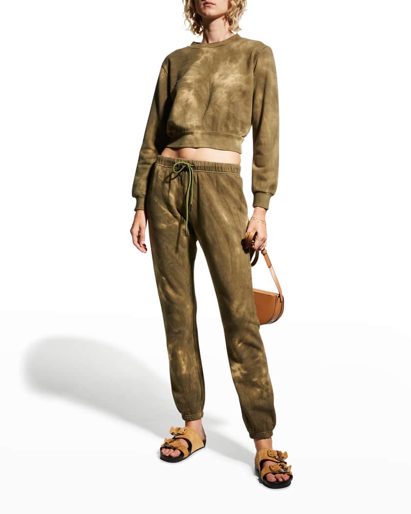 Pam Gela Tie Dye Cropped Sweatshirt Neiman Marcus