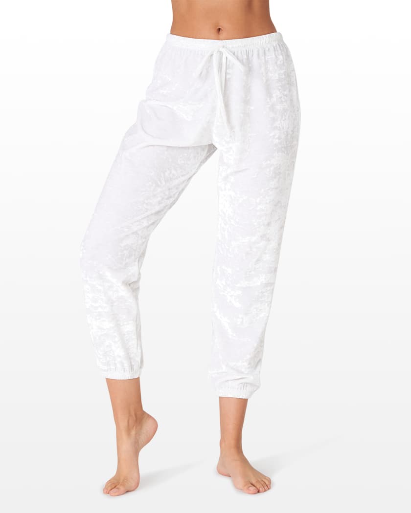 Crushed velvet sweatpants Clearance