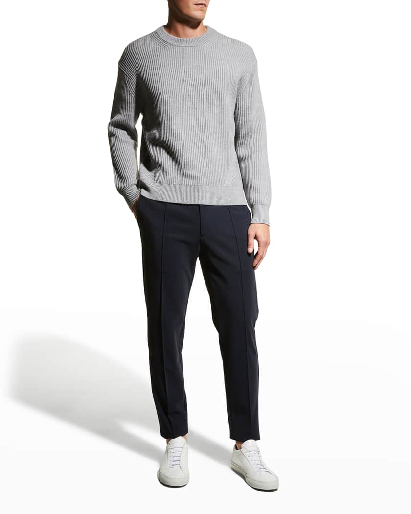 Scotty Ribbed Wool Sweater | Neiman Marcus