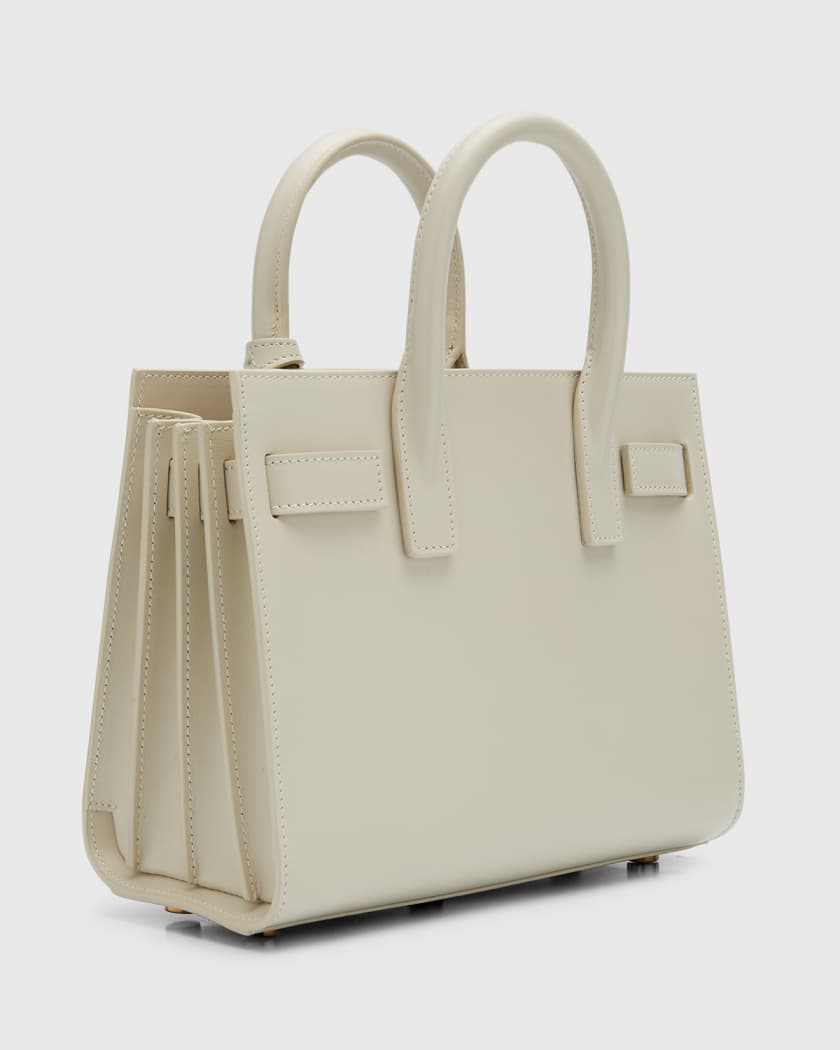 Classic Sac de Jour Nano in Crocodile-Embossed Shiny Leather