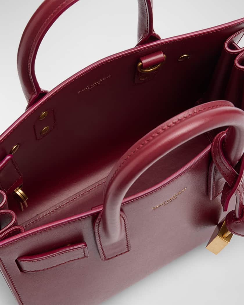 Sac De Jour Nano Top-Handle Bag in Smooth Leather