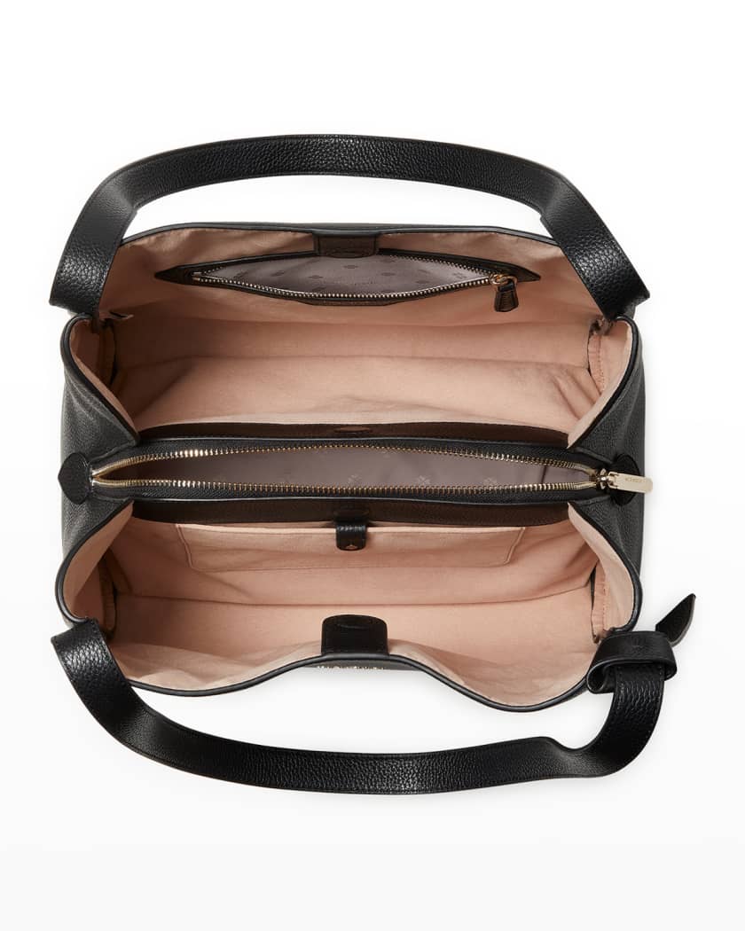 kate spade new york large pebbled leather hobo shoulder bag | Neiman Marcus