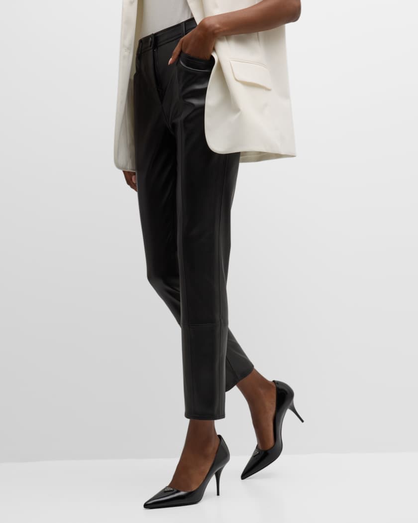 Milly Rue Vegan Leather Pants