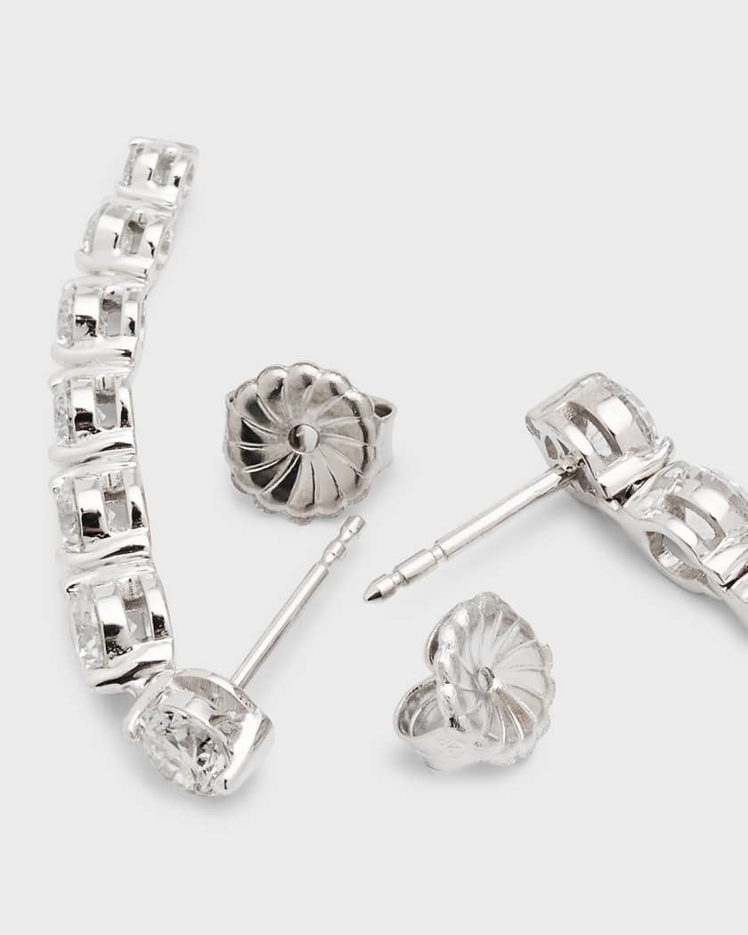 Neiman Marcus Diamonds 18K White Gold Graduated Diamond Drop