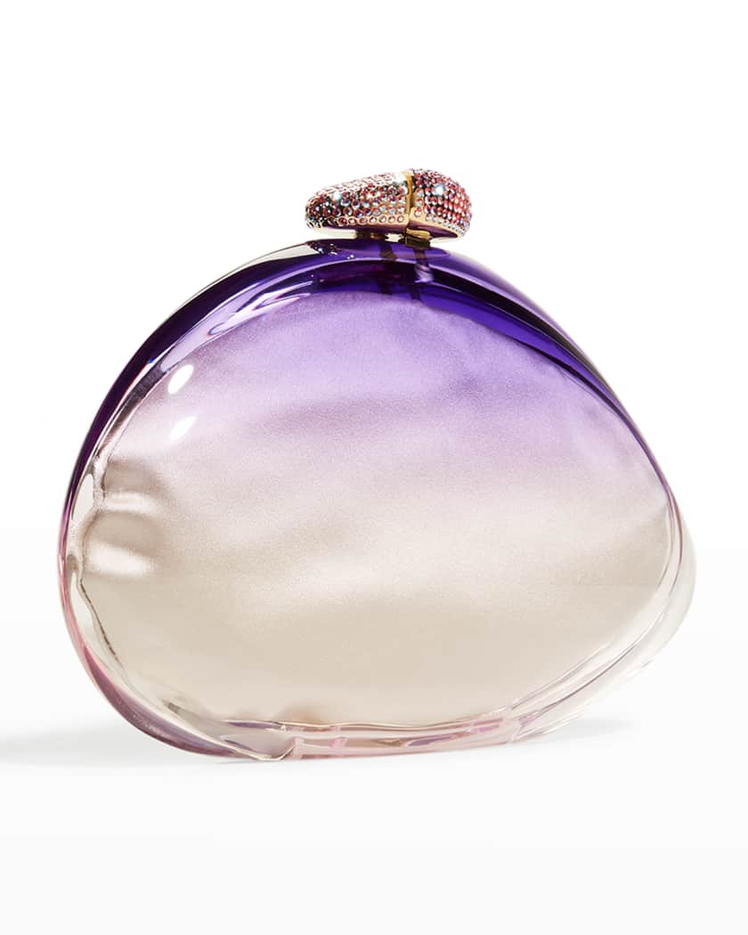 Benedetta Bruzziches Ariel Plexiglass Embellish Clutch Bag Neiman Marcus