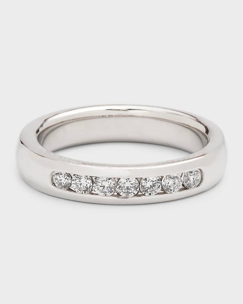 Neiman Marcus Diamonds Men s 18k White Gold Round Diamond Ring