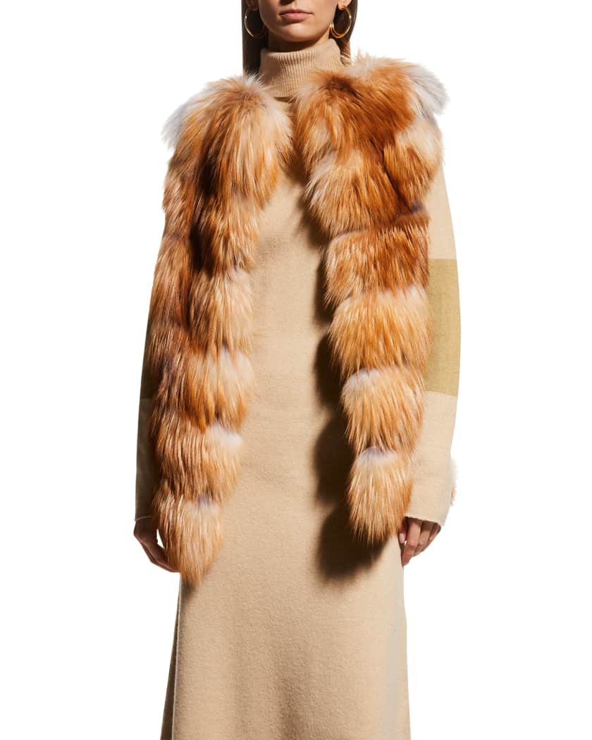 Neiman marcus fur vest