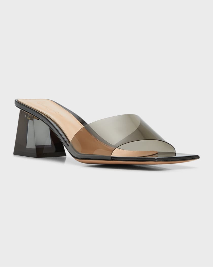 Gianvito rossi clear mules discount