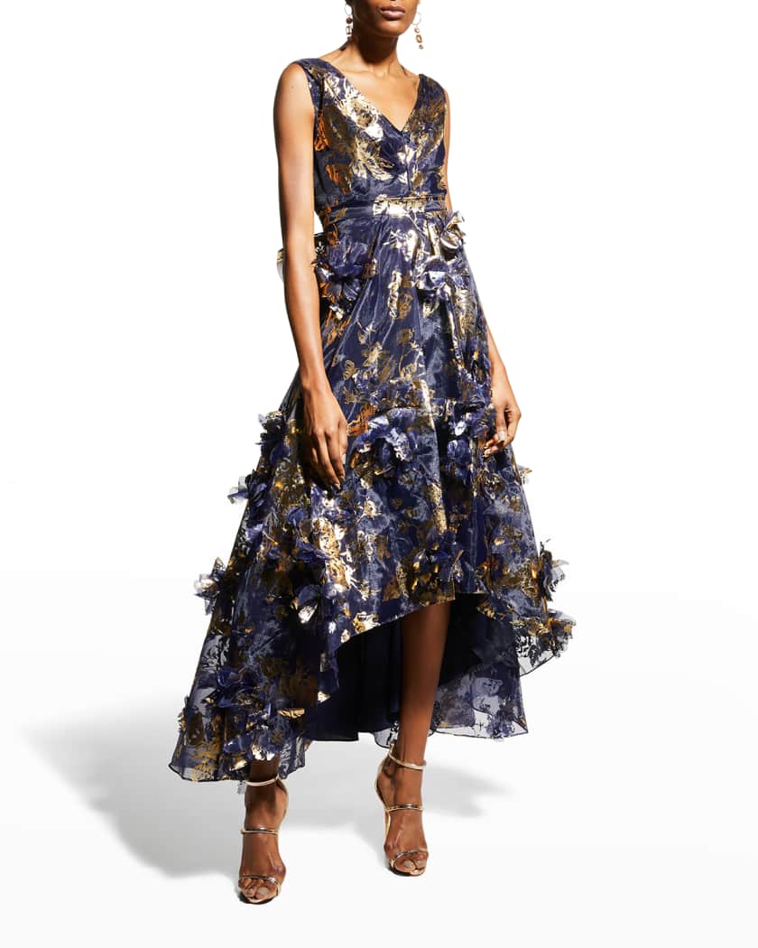 marchesa notte high low