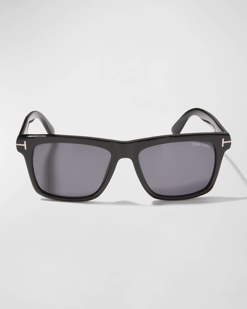 Men's Buckley-02 Square Acetate Sunglasses