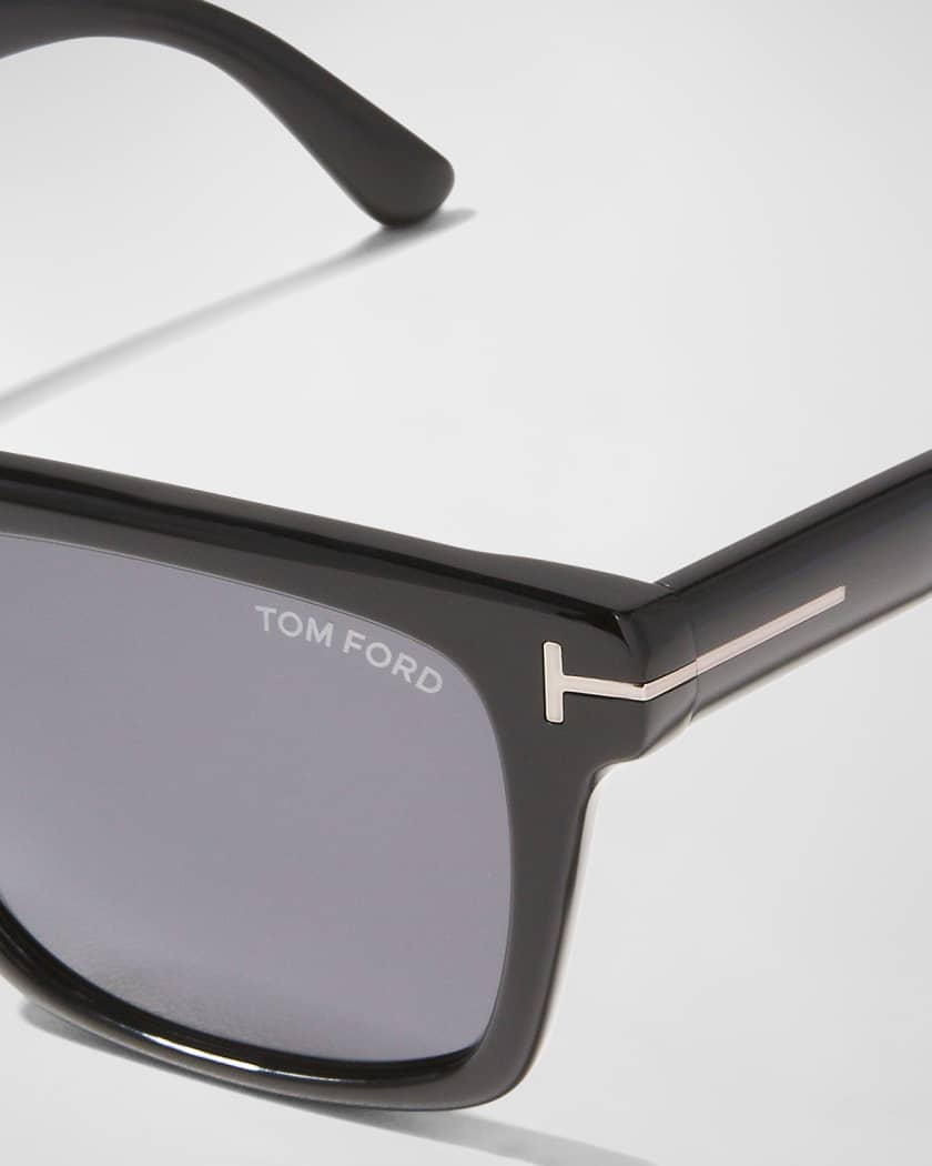 Men's Buckley-02 Square Acetate Sunglasses