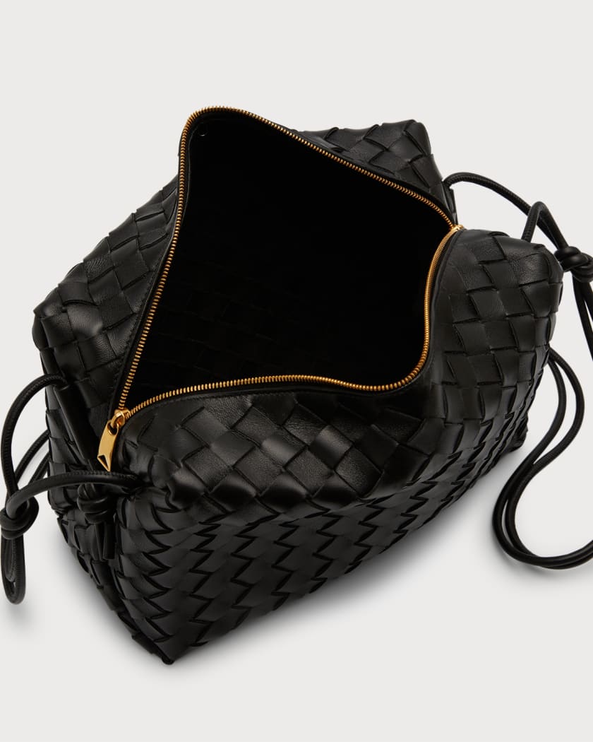 Bottega Veneta Loop Intrecciato Leather Crossbody Bag