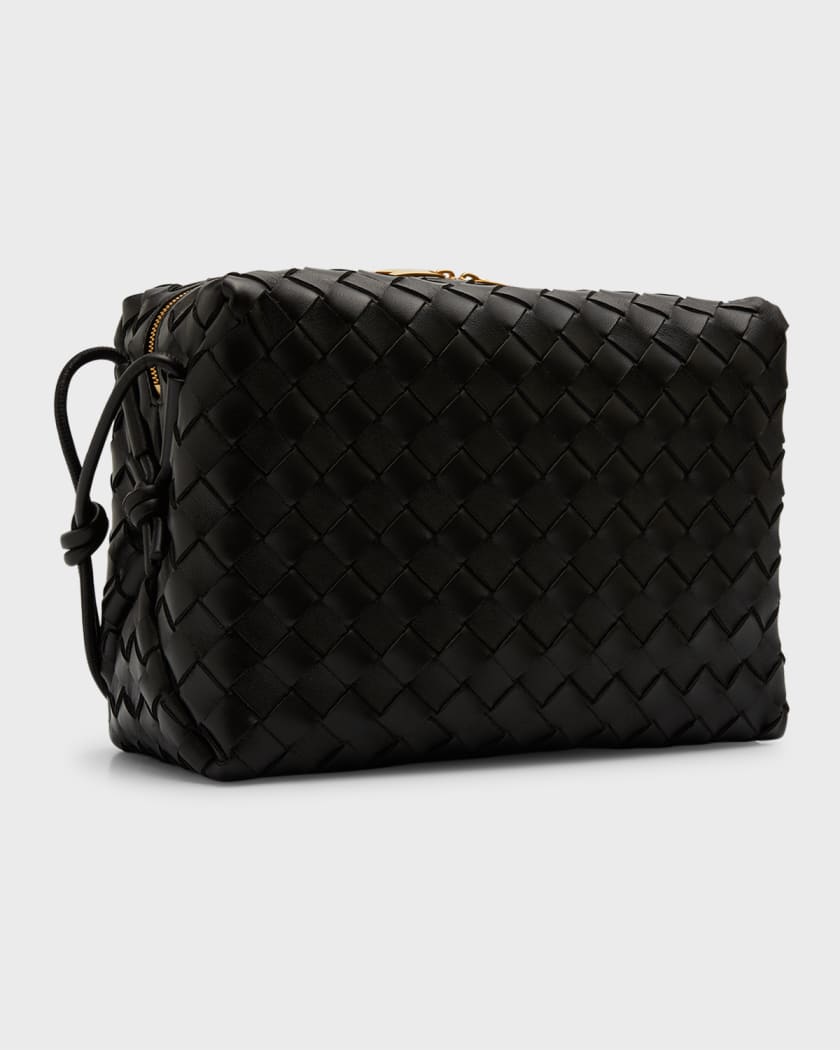 Bottega Veneta | Mini Loop Leather Crossbody Bag | Beige Tu