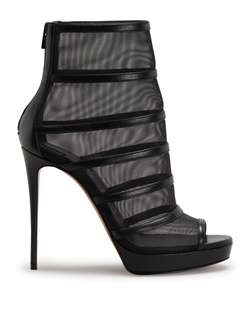 Red mesh booties clearance