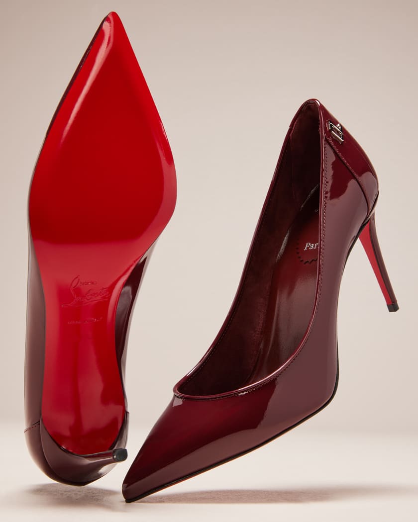 Christian Louboutin Sporty Kate 85mm Patent Soft Lining Red Sole