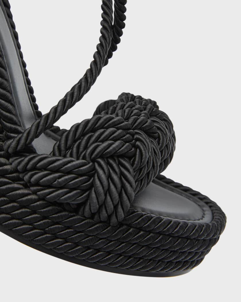 Rainbow rope sandals on sale