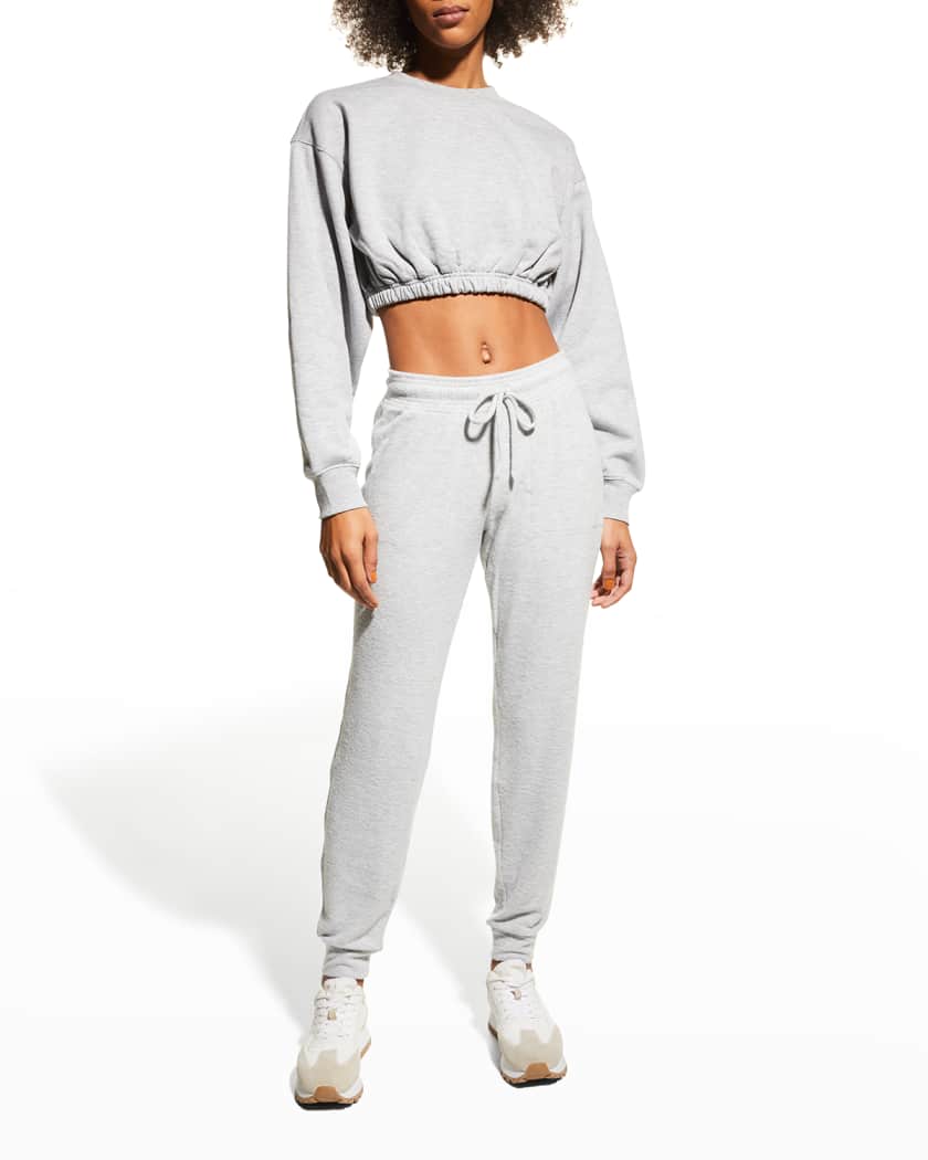 Devotion Pullover Fleece Crop Top
