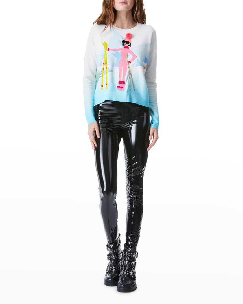 Alice Olivia Gleeson Embellished Boxy Pullover Neiman Marcus