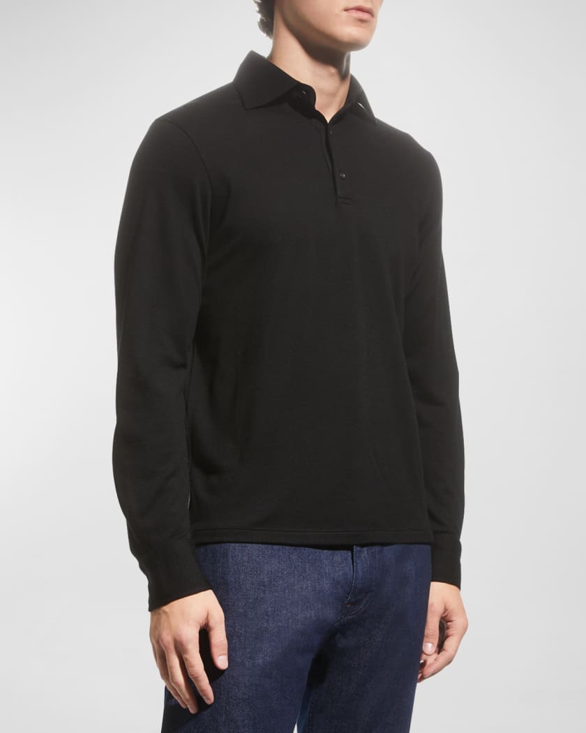 Men's Wool Evening Polo Shirt