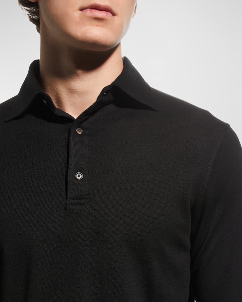 Men's Wool Evening Polo Shirt