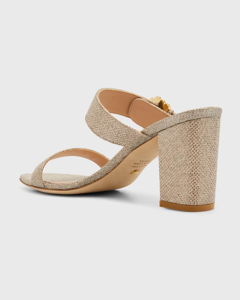 Piper 75mm Crystal Embellished Block Heel Sandals