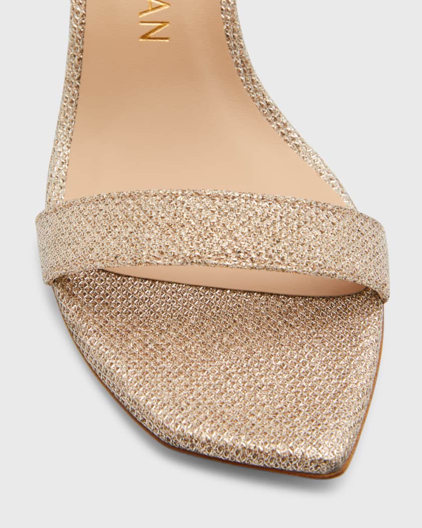 Stuart weitzman glitter discount sandals