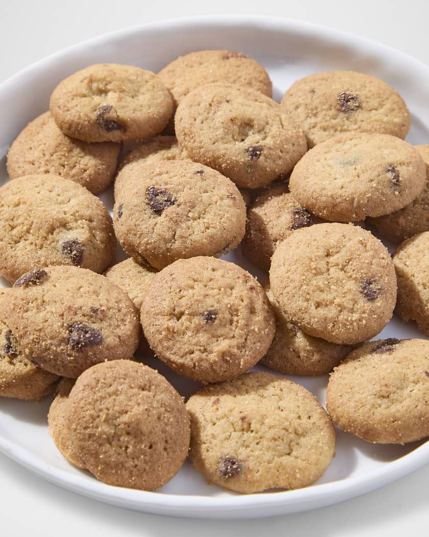 Mini Chocolate Chip Cookies in Glass Half-Gallon Jar