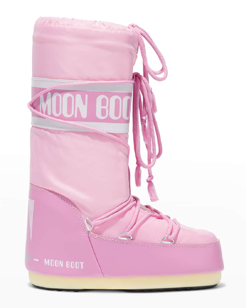 Moon Boot Nylon Lace-Up Snow Boots