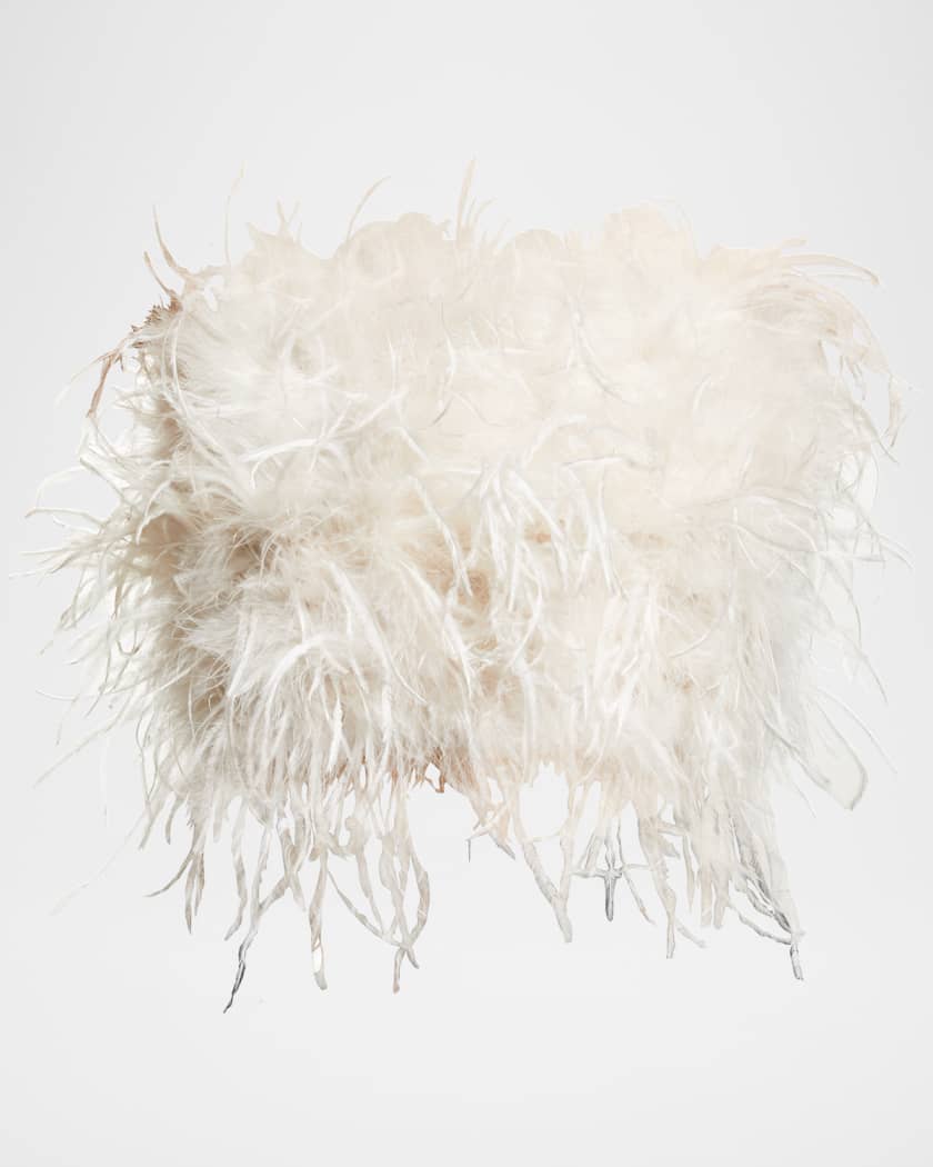 Feather bustier top on sale