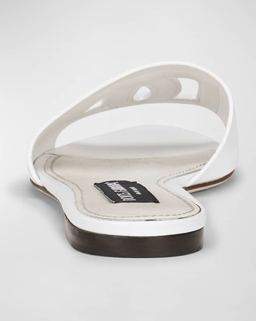 Cutout DG Flat Slide Sandals