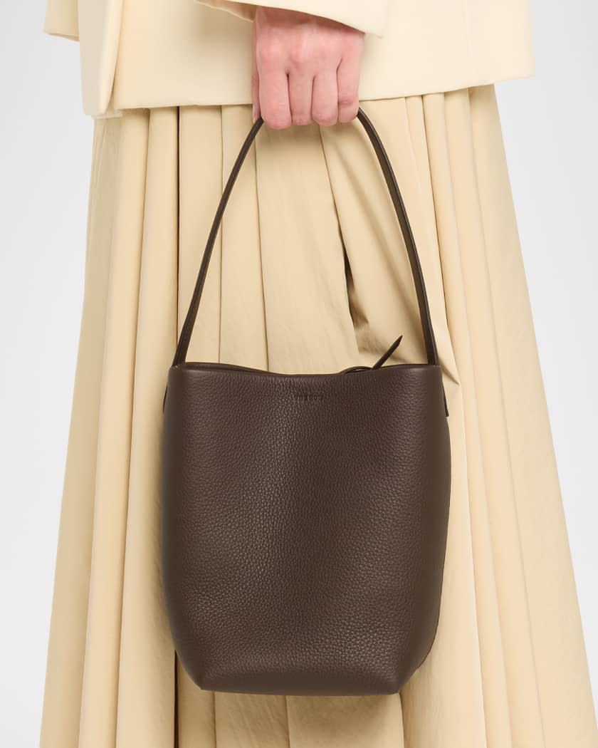 N/S Park Tote Small in Lux Grained Calfksin