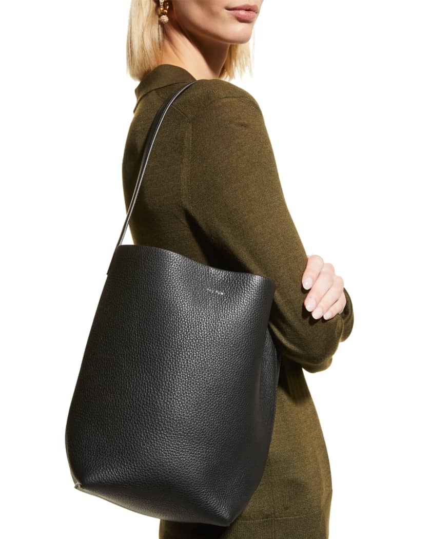 REVIEW - The Row large leather N/S Park tote bag review. Size